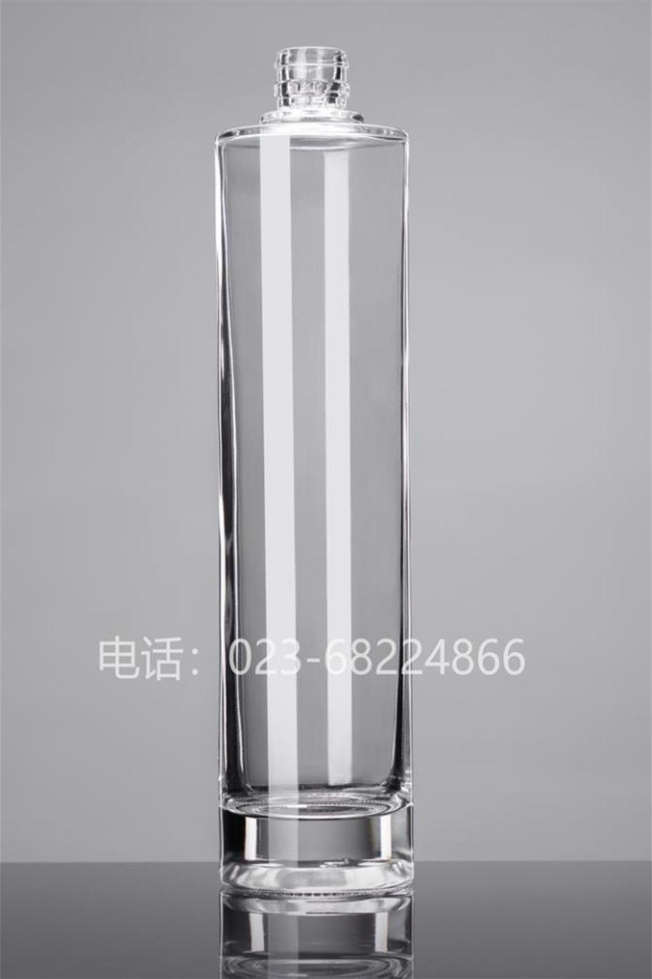 恒晶500ml新款白酒瓶HJ-BP020晶白料玻璃酒瓶