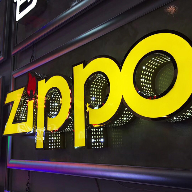 定制led不锈钢迷你发光广告字 招牌制作亚克力水晶勾边字广告牌