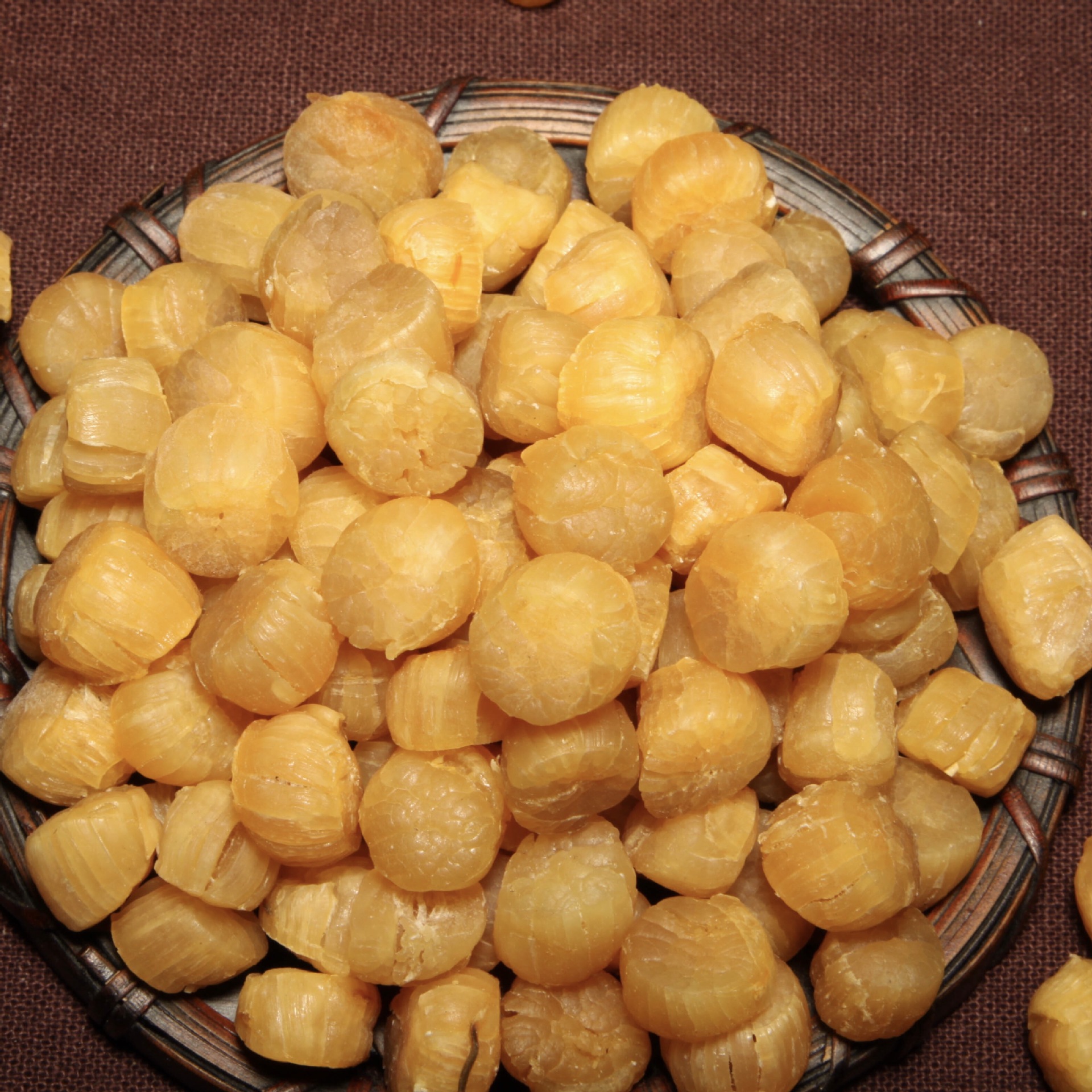 批发海鲜干货 大连淡干足干350头元贝 扇贝 瑶柱煲汤送礼佳品500g