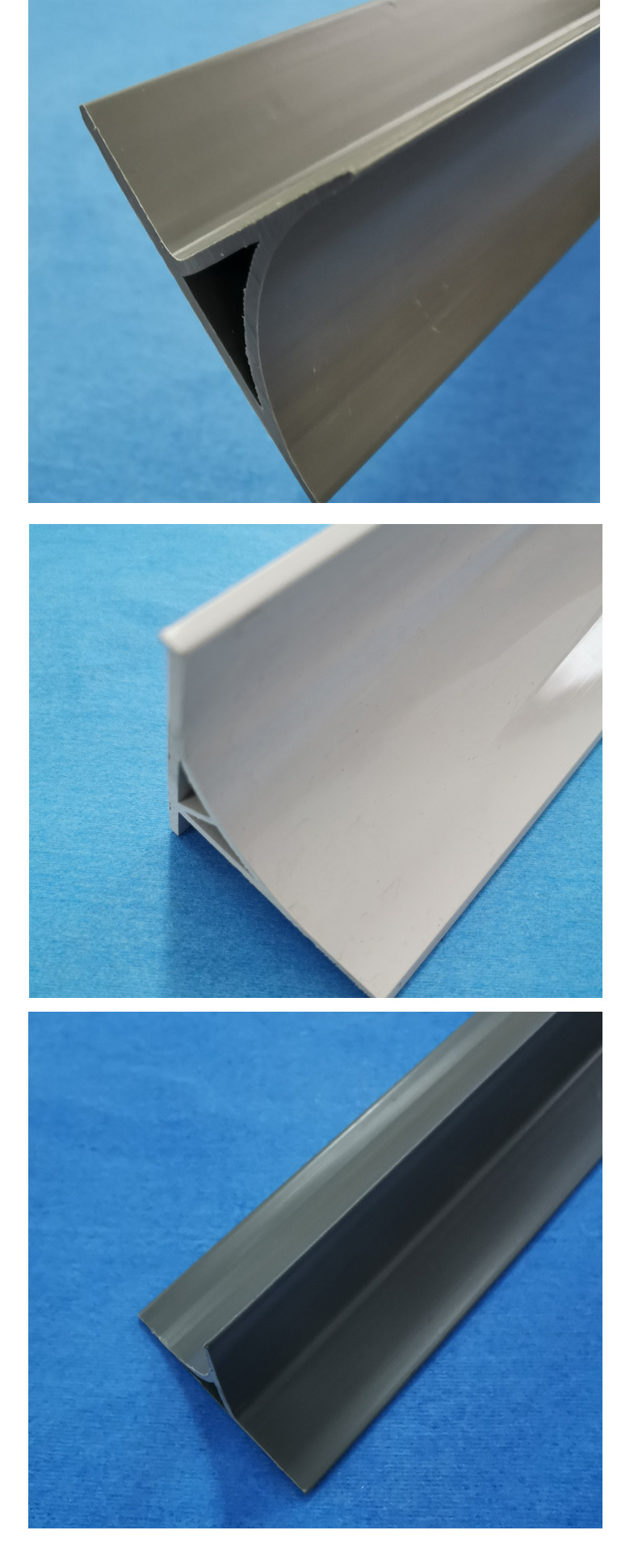 混凝土圆角条倒角条共挤型材双色批发电厂倒角条塑料倒角条