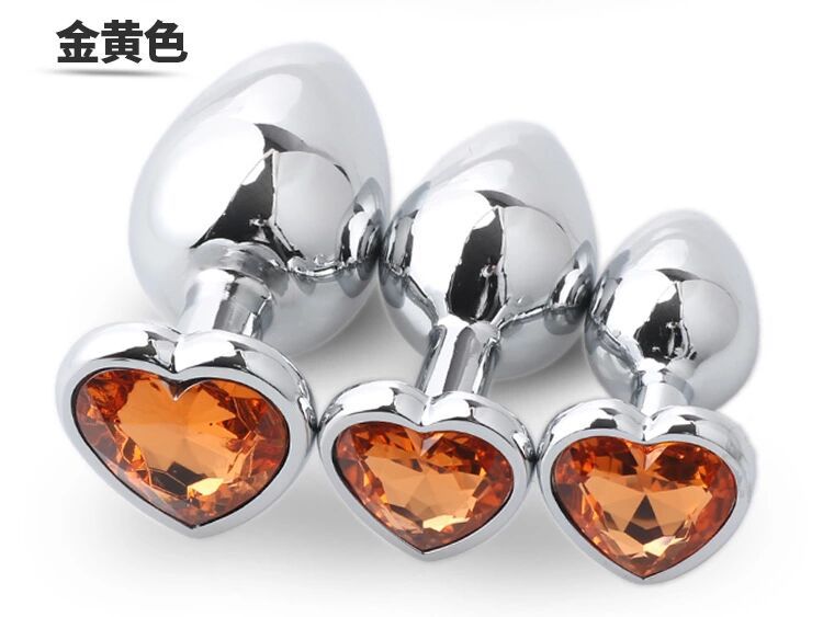 Анальная пробка с кристаллом 