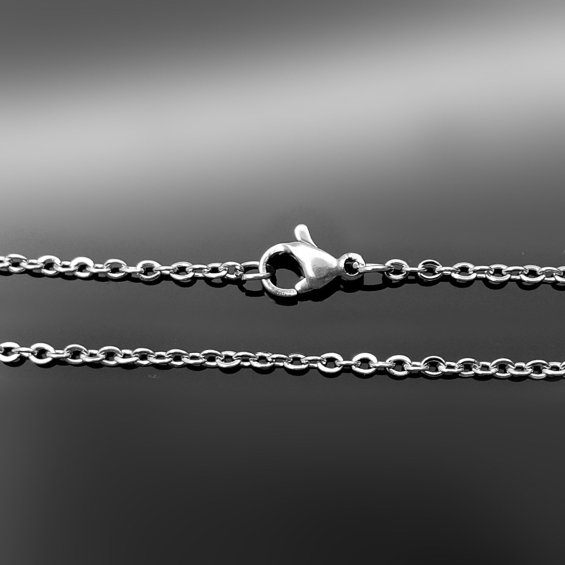 跨境饰品不锈钢十字链 不锈钢项链不锈钢男士项链 o字链批发配件