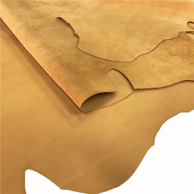 彩色透染植鞣革 全粒面头层牛皮高档修面皮 鞋材箱包真皮皮料2mm