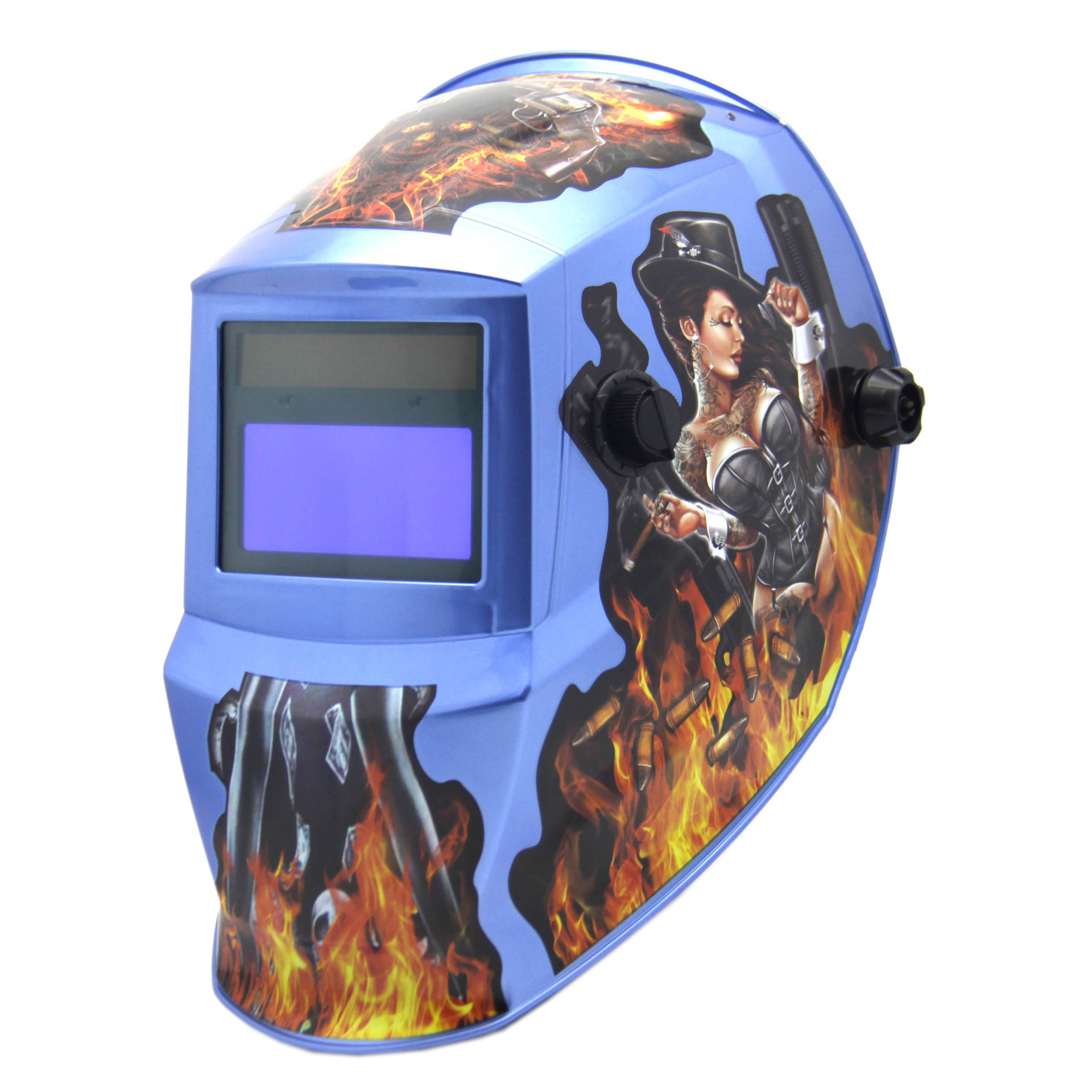 厂家直销太阳能自动变光焊帽氩弧焊气保焊防护头盔century-433e