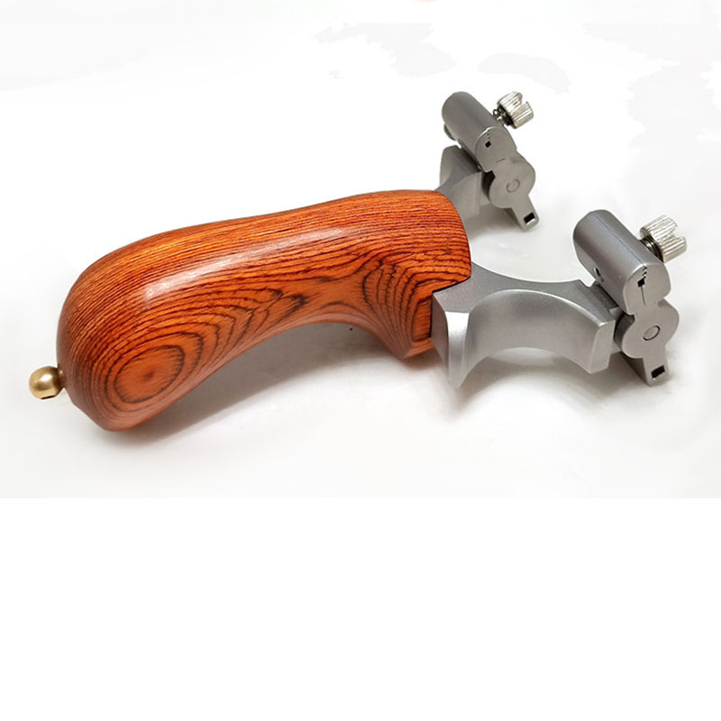 现货批发不锈钢弹弓 供应户外花梨木手柄弹弓弹弓玩具射击用品