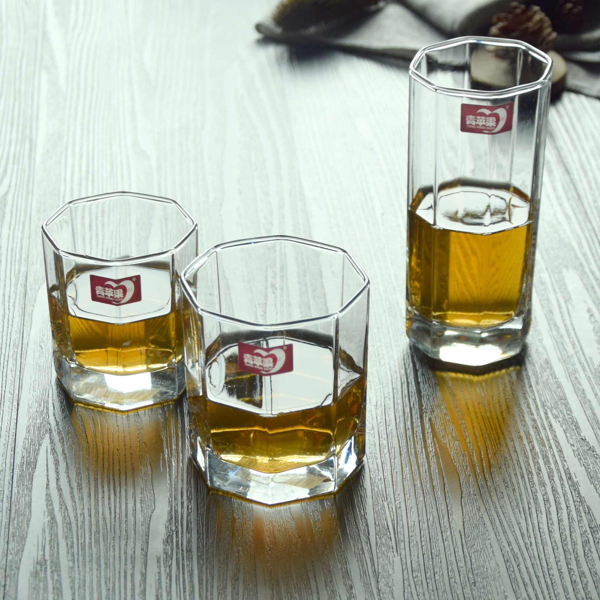 德力青苹果玻璃杯