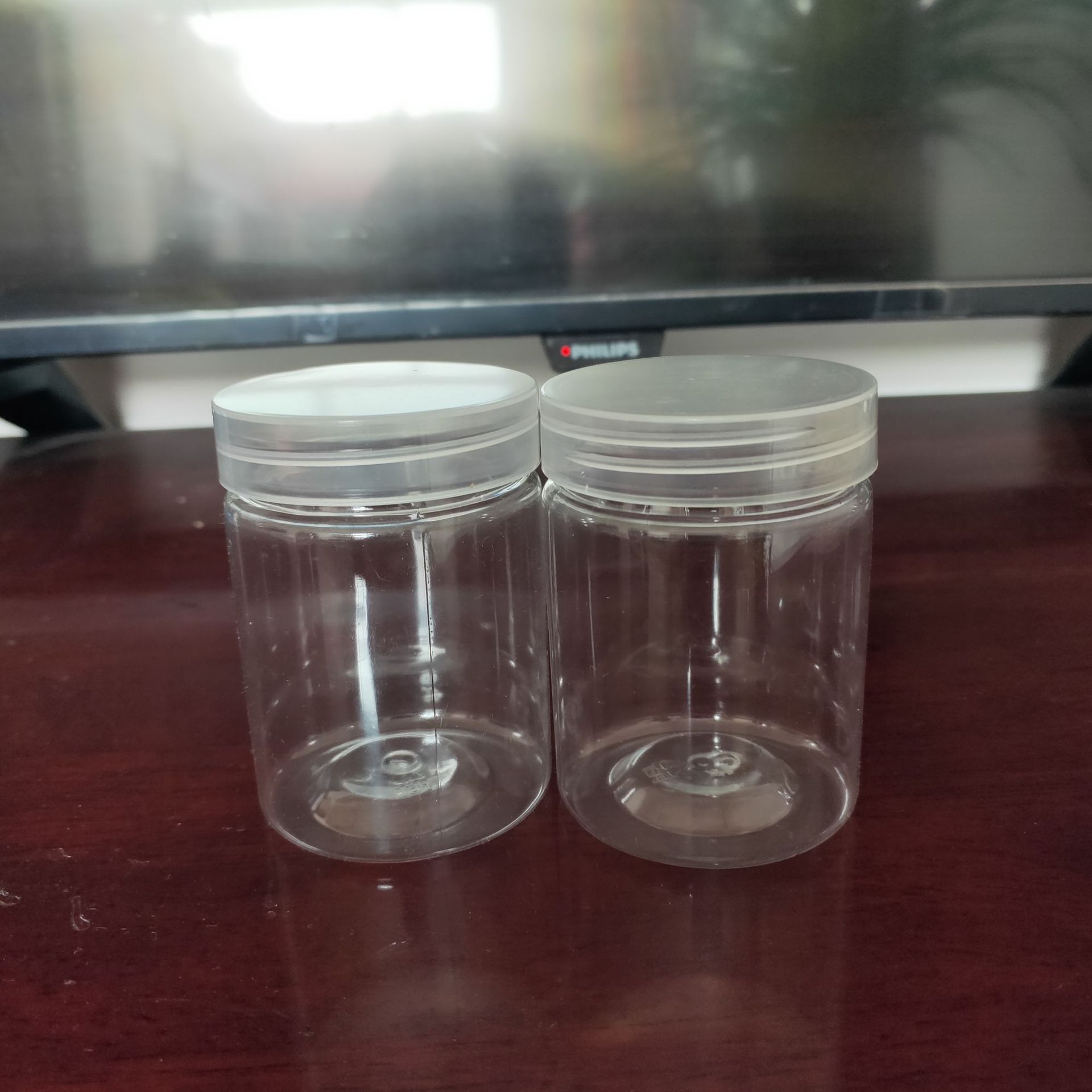 55*75透明pet食品罐异形塑料罐史莱姆塑料瓶 水晶泥罐