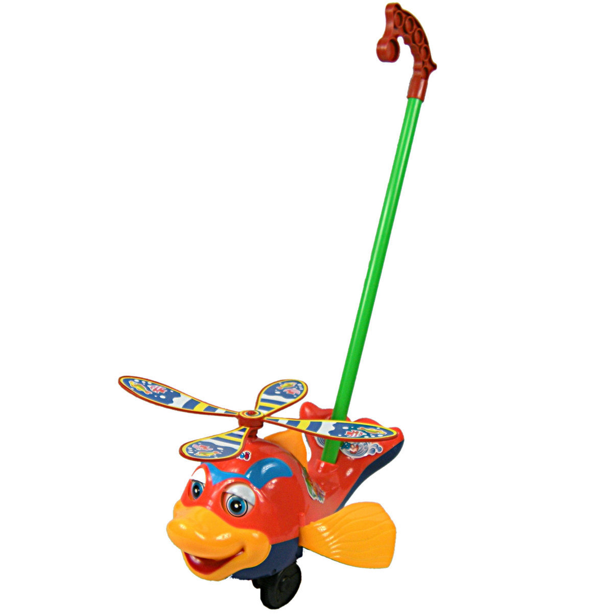 大扬328手推鱼宝宝学步手推车玩具儿童益智早教玩具