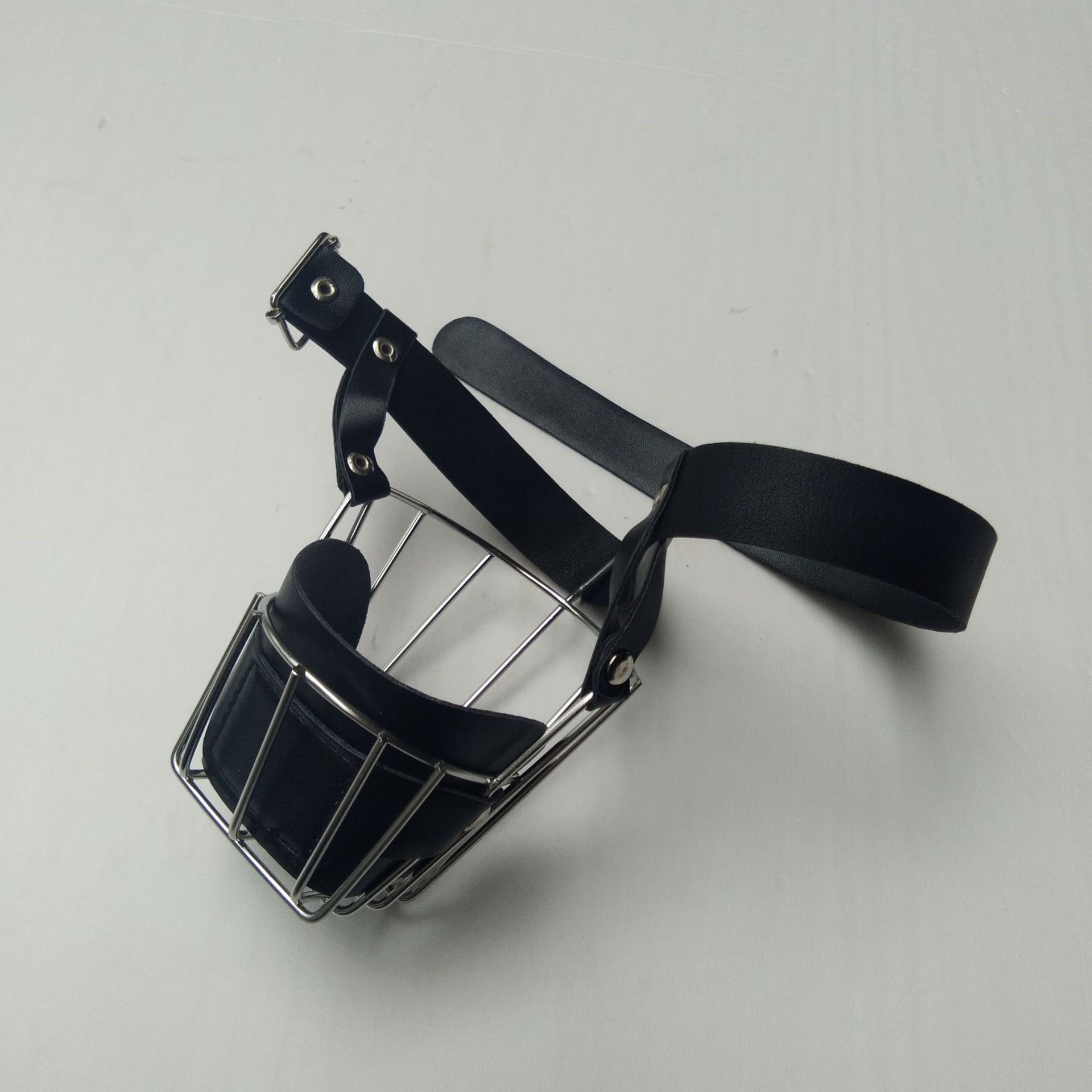 厂家直销不锈钢无磁封口狗罩 软皮狗嘴罩 防咬人狗嘴笼