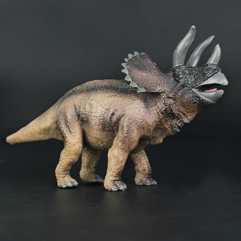 仿真恐龙模型侏罗纪三角龙模型实心塑料静态儿童玩具礼物摆件礼物