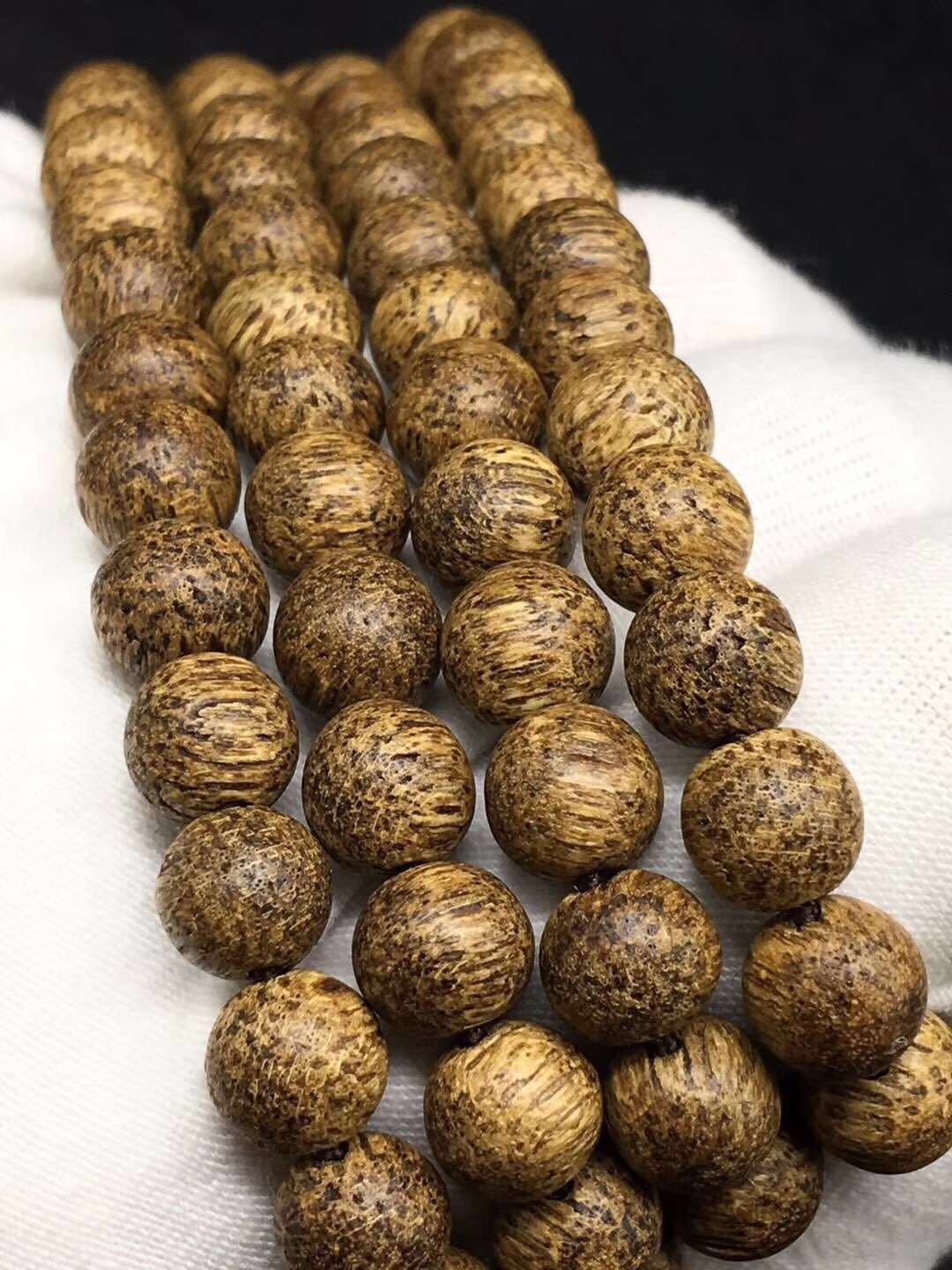 达拉干沉香原木高油密沉香木佛珠手串108颗男女手链情侣念珠文玩