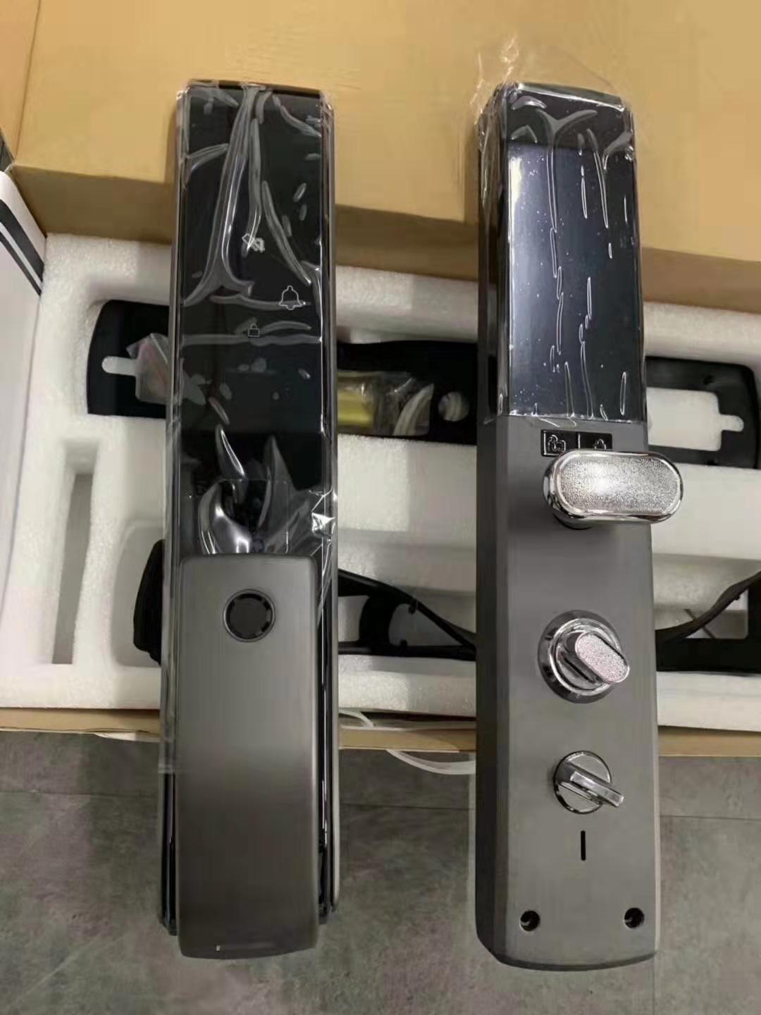 厂家直销兰博四号指纹锁全自动智能锁家用app联网防盗门电子锁