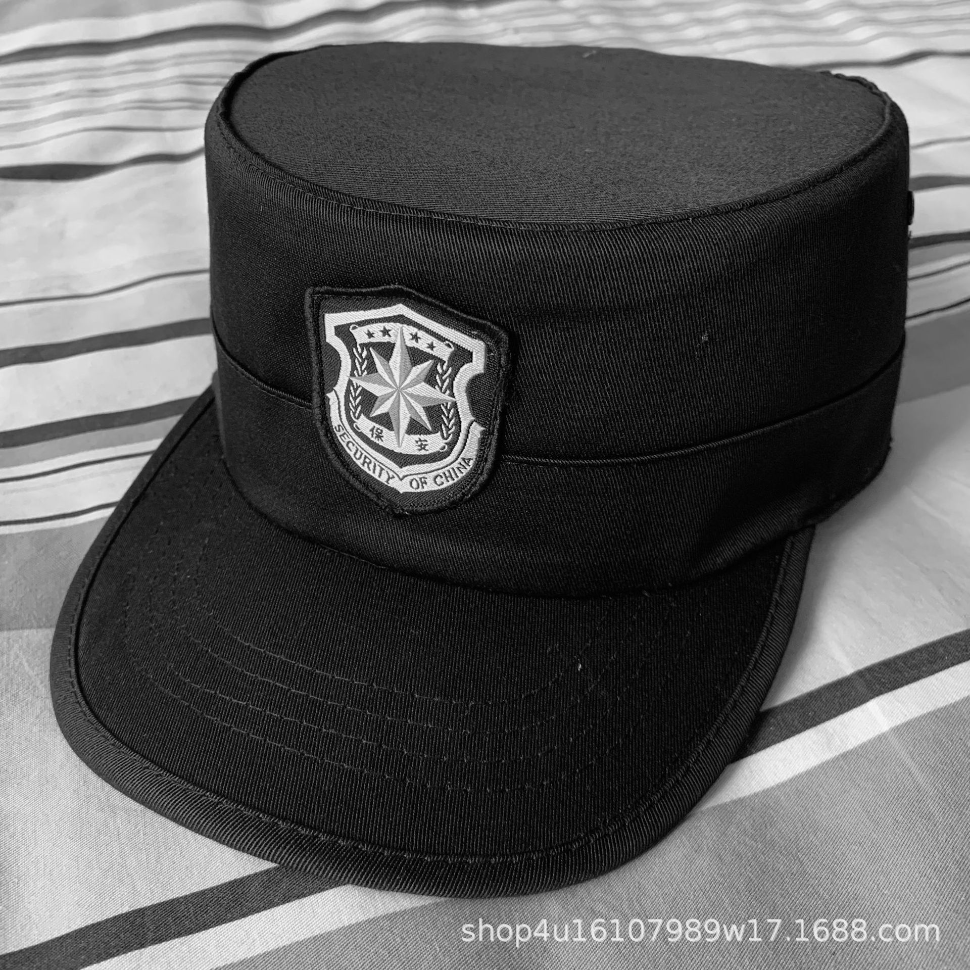 新式保安作训帽特勤帽 物业保安帽 保安执勤帽 保安帽子