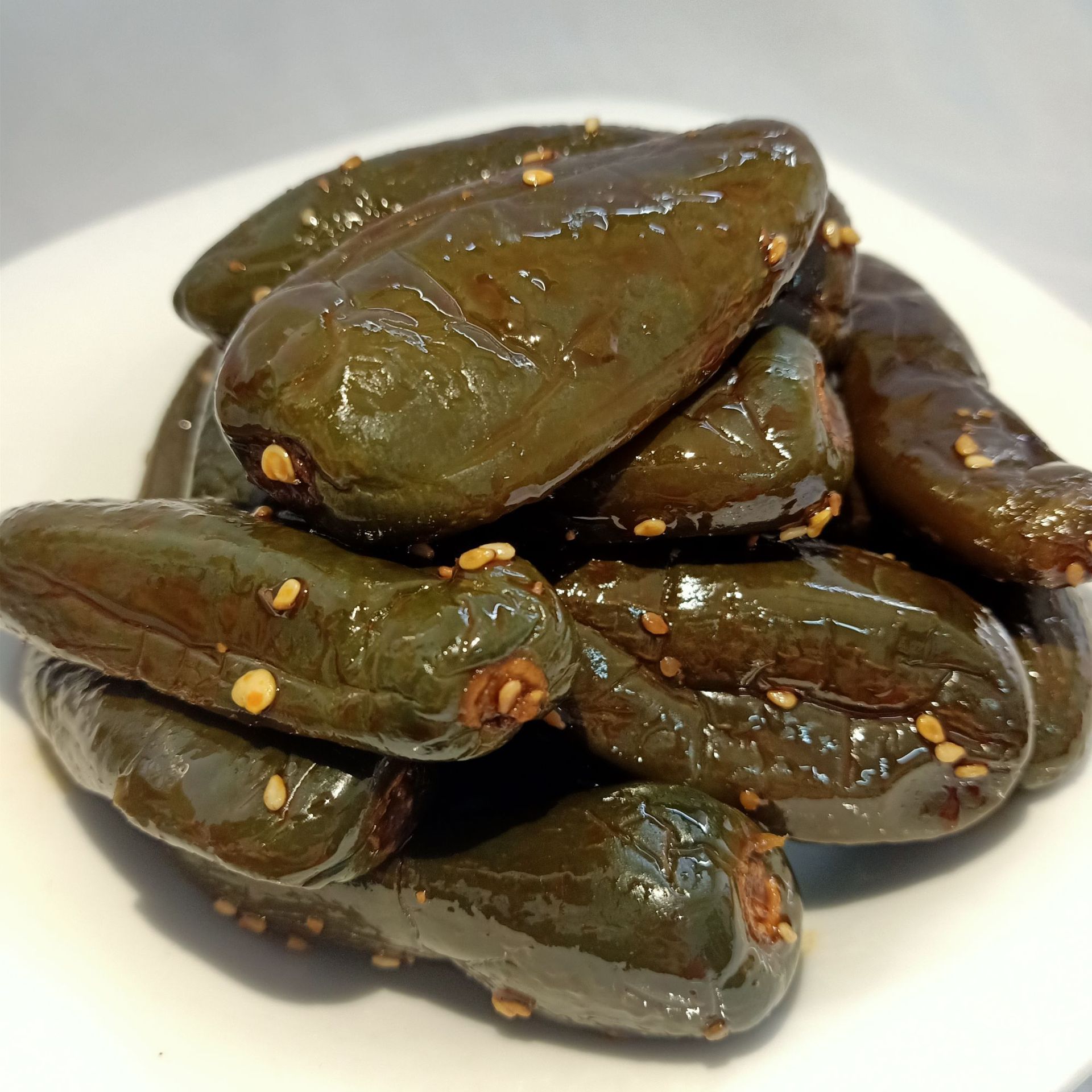 量大批发散装湘味油椒整箱10斤装腌辣椒红油辣椒腌菜咸菜下饭菜