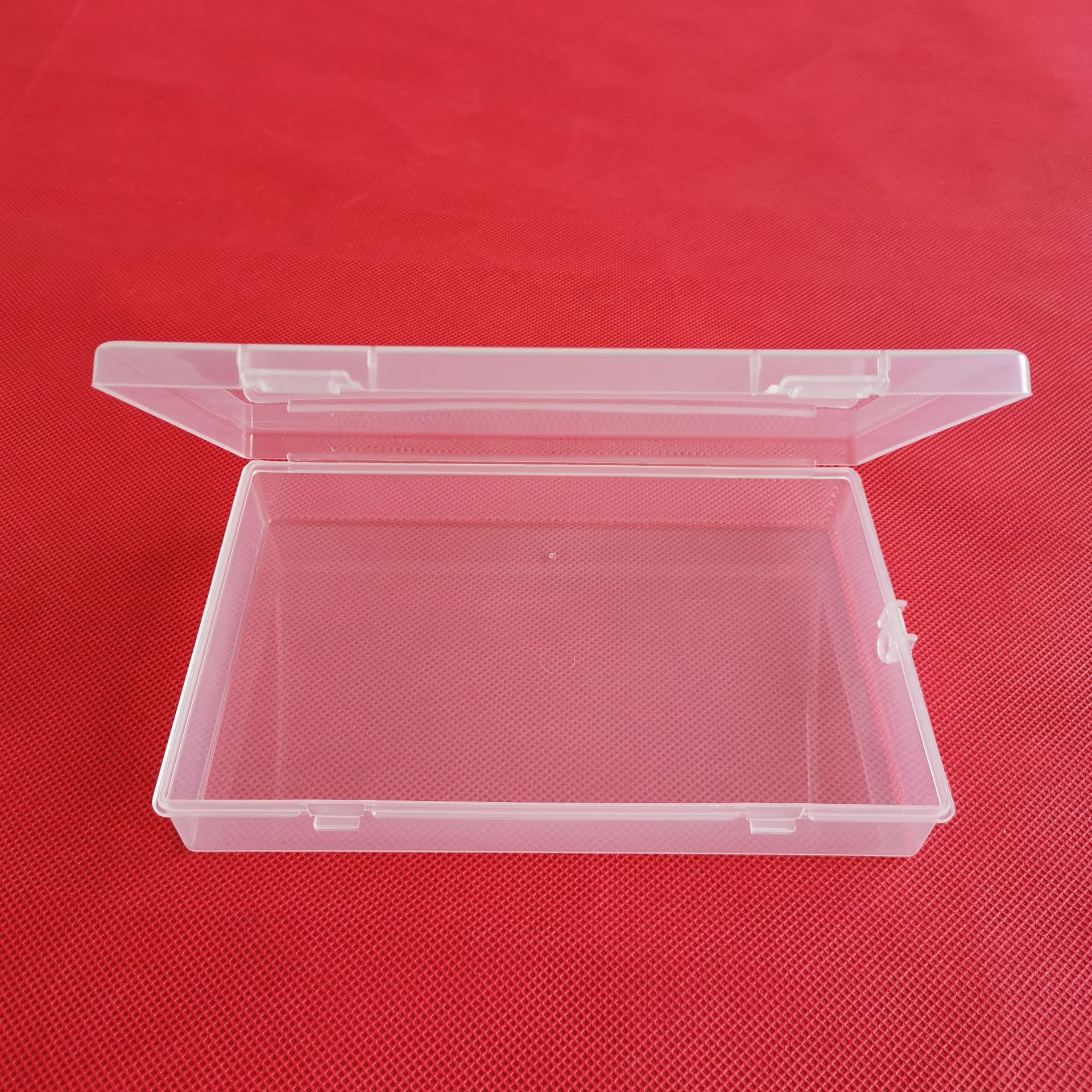 厂家直销长方形pp塑料盒透明零件储物塑胶盒通用产品包装盒带盖