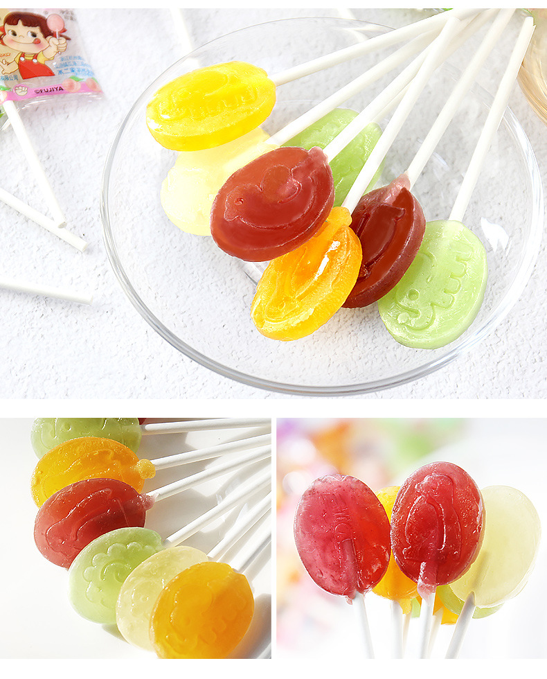 不二家棒棒糖袋装116g多口味牛奶棒棒糖儿童包包糖果零食批发