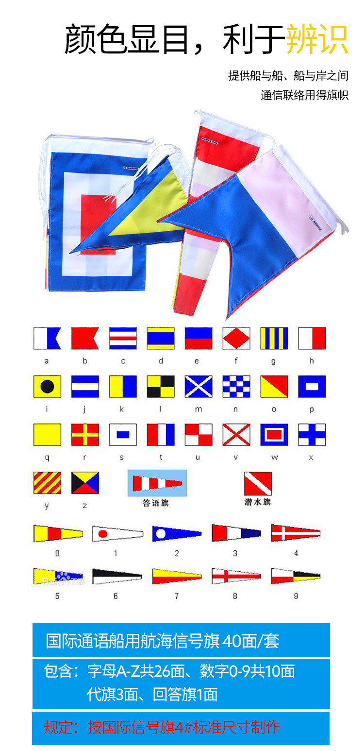 26个字母信号旗图片