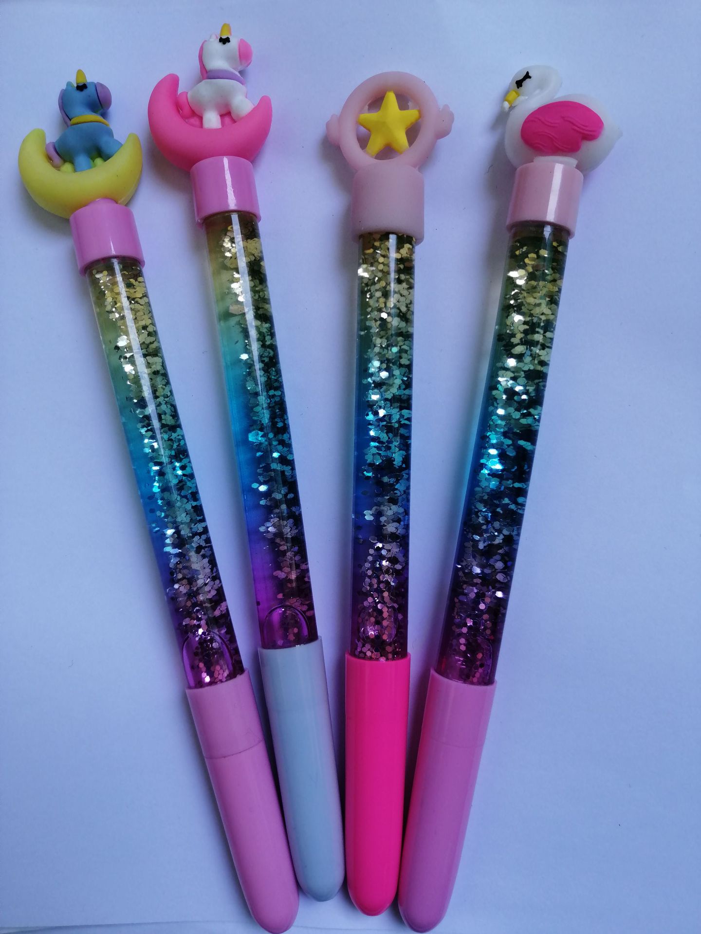 流沙笔卡通抖音魔法棒粉色仙女棒可爱带灯发光笔少女棒笔举报