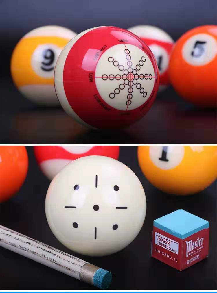 训练母球水晶台球标准黑八8大号母球斯诺克桌球球子白球单个散卖