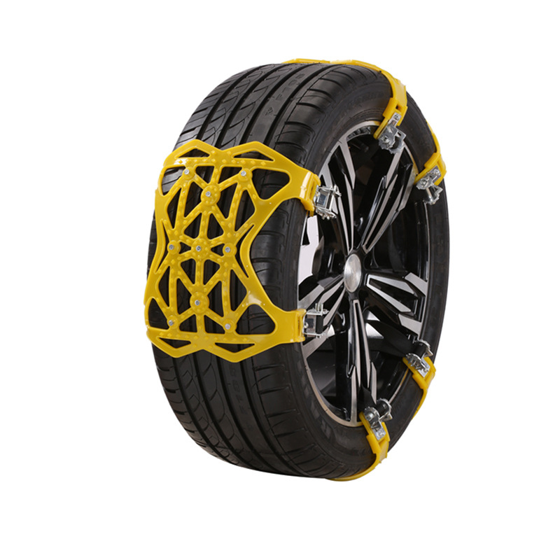 简易橡胶加厚方形通用汽车轮胎防滑链便携式轿车越野车 质保三年