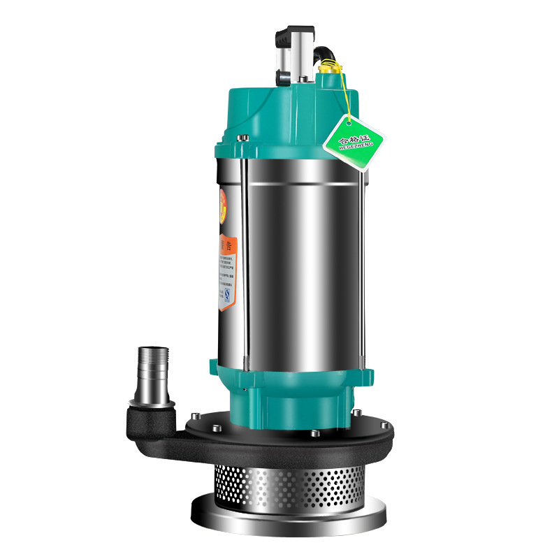 不锈钢潜水泵家用抽水泵污水泵220v抽粪排污泵小型不锈钢污水泵