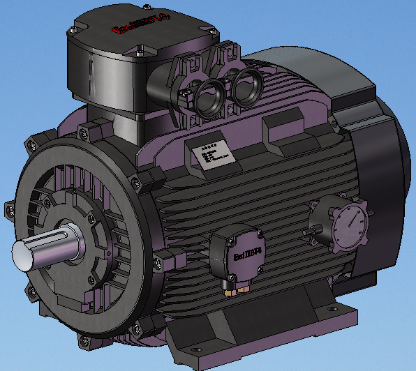 佳木斯yb3 80m1-2 0.75kw 高效节能防爆电机低压防爆电机隔爆电机