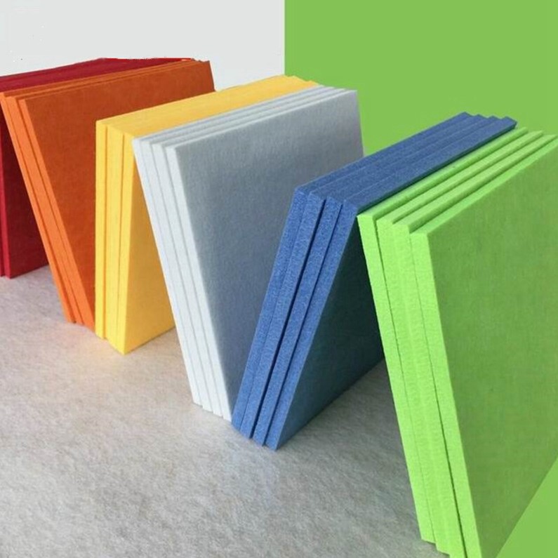 聚酯化纤隔音板 幼儿园影室棚装修隔音板 环保降音材料免费剪裁