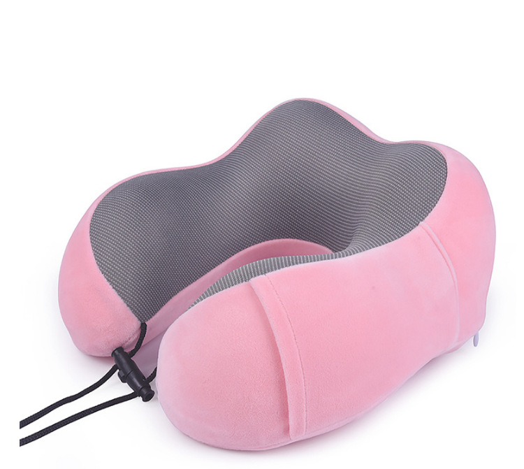 Memory Foam Neck Protection U-Shape Pillow Hump Magnetic Cloth Cervical Pillow Portable Travel Neck Pillow Neck Bolster U-Shaped Pillow Wholesale