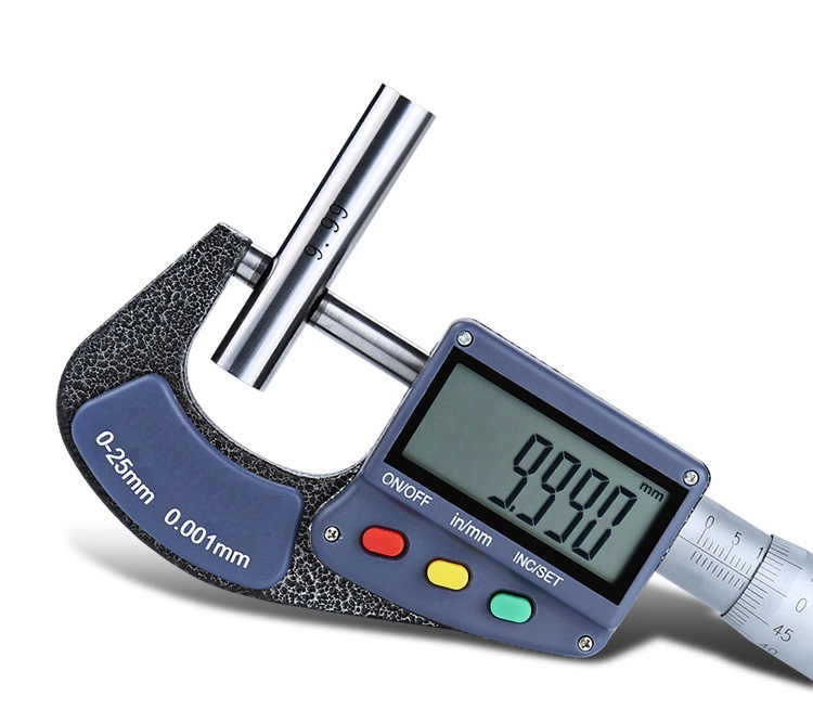 0.001mm高精度数显外径千分尺0-25-50-75mm测厚仪电子螺旋测微器-阿里