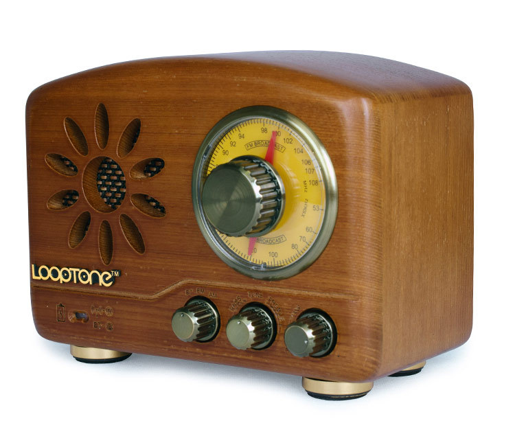 老式收音机新款复古怀旧便携式可充电老人老年小型蓝牙音响播放器