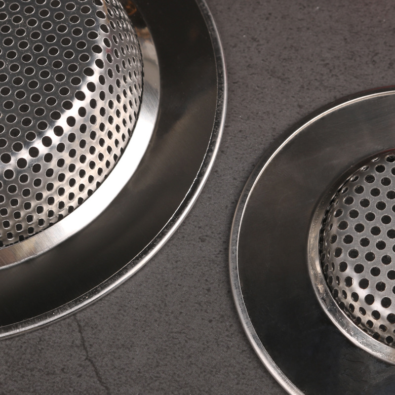 Factory Direct Sales plus-Sized Thickened Edging Sink Strainer Stainless Steel Sewer Floor Drain Cover Sink Filter Net