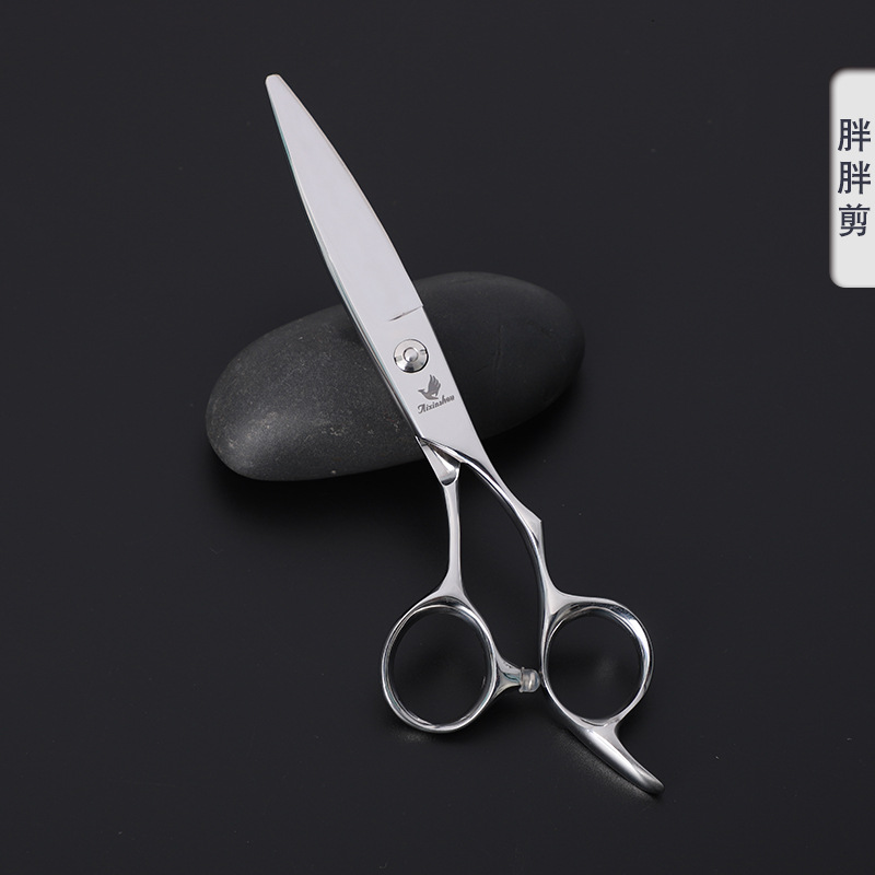 大柳叶剪胖胖剪厂家直销理发剪刀宠物美发剪刀平剪批发宠物美发剪