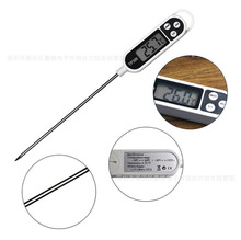 TP300厨房食品物电子数显烧烤不锈钢针插入式水温度计 BBQ温度仪