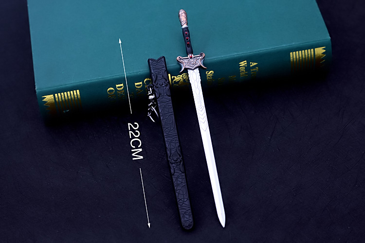 刀剑神域动漫武器周边桐人阐释者金木樨水妖精剑鞘兵器22cm