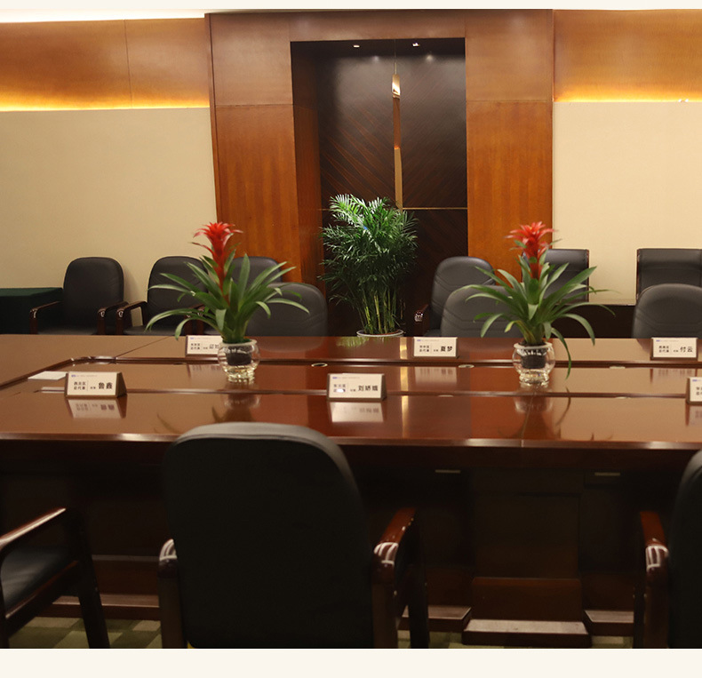 会议桌牌亚克力三角桌牌展示席位牌双面透明办公室职务工位牌席卡