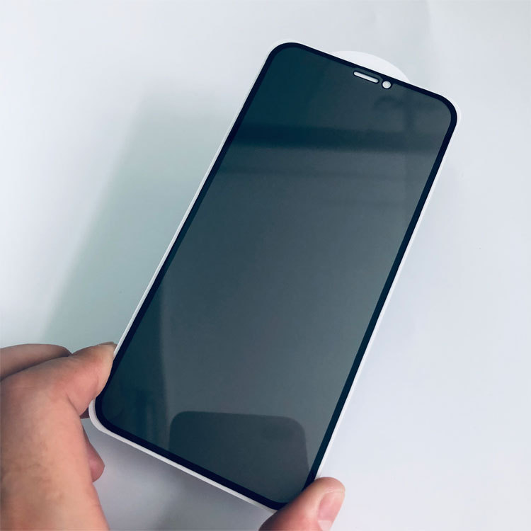 厂家直销适用iphone11防窥膜 苹果x防窥钢化膜8plus 防偷窥钢化膜