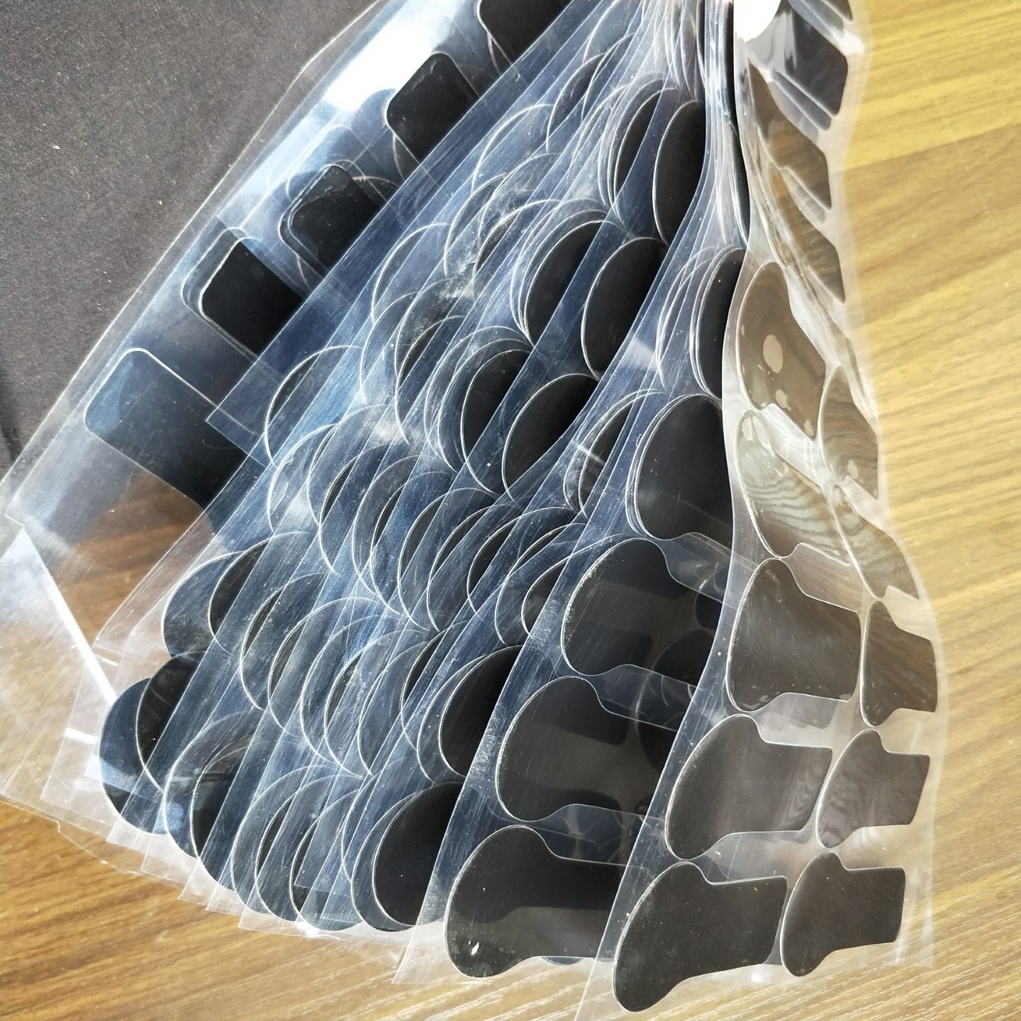 纳米胶黑色无痕可移胶垫片可移水洗双面胶强粘性无痕1mm模切冲压