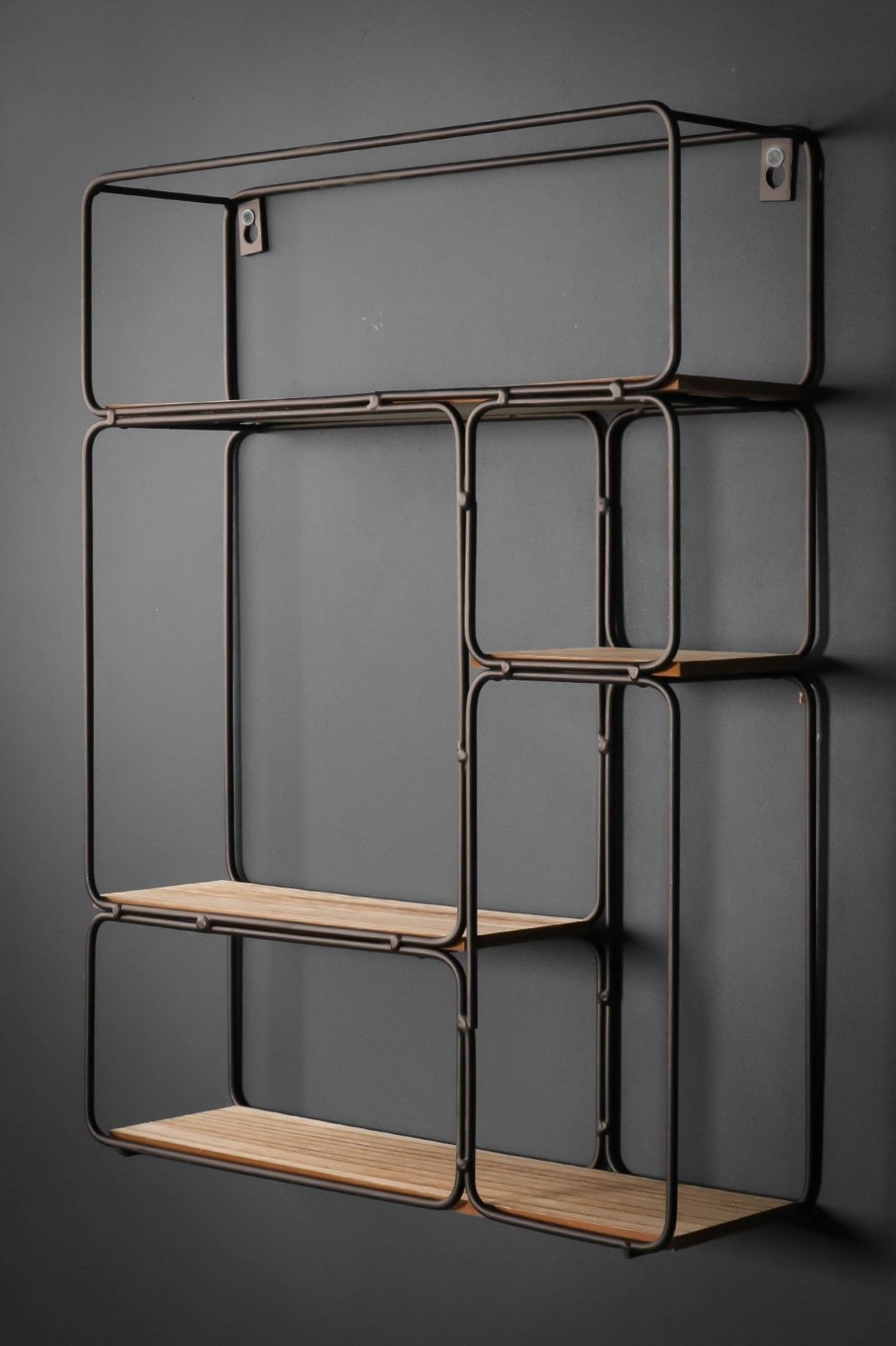 墙上置物架木板客厅墙壁挂墙面隔板铁艺卧室多层置物架简约现代