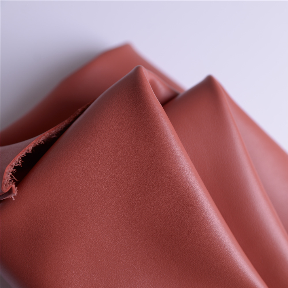 头层纳帕皮 平纹半粒面纳帕牛皮 头层软轻修纳帕 箱包鞋面牛皮革