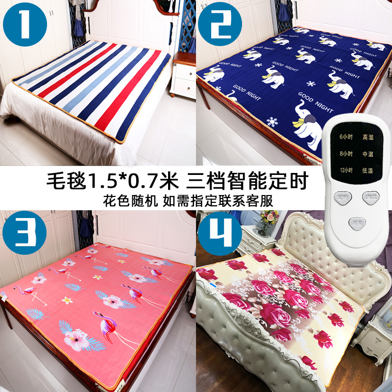 Electric Blanket Wholesale Double Double-Controlled Temperature Control Student Single Small Electric Heating Blanket Household Cross-Border Delivery and Tide Removal Electric Blanket
