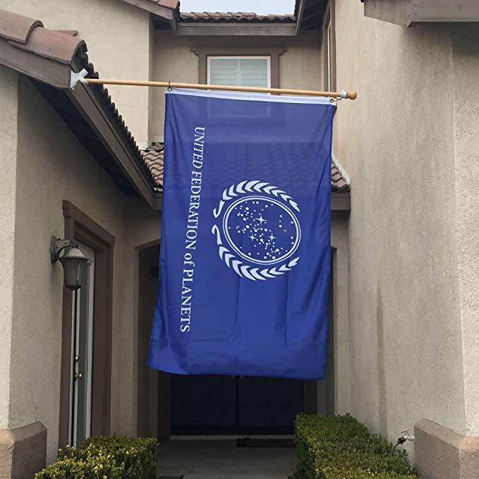 亚马逊星球大战 银河帝国 旗 挂旗 90x150cm 灰底色 彩色