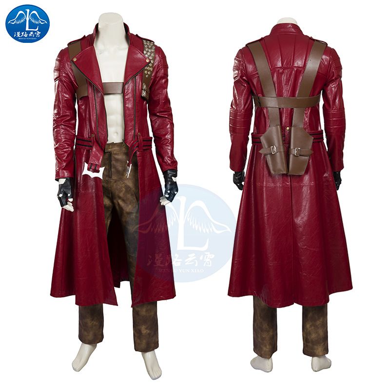 鬼泣3但丁cos服同款红皮衣外套游戏漫展衣服cosplay服装男装全套