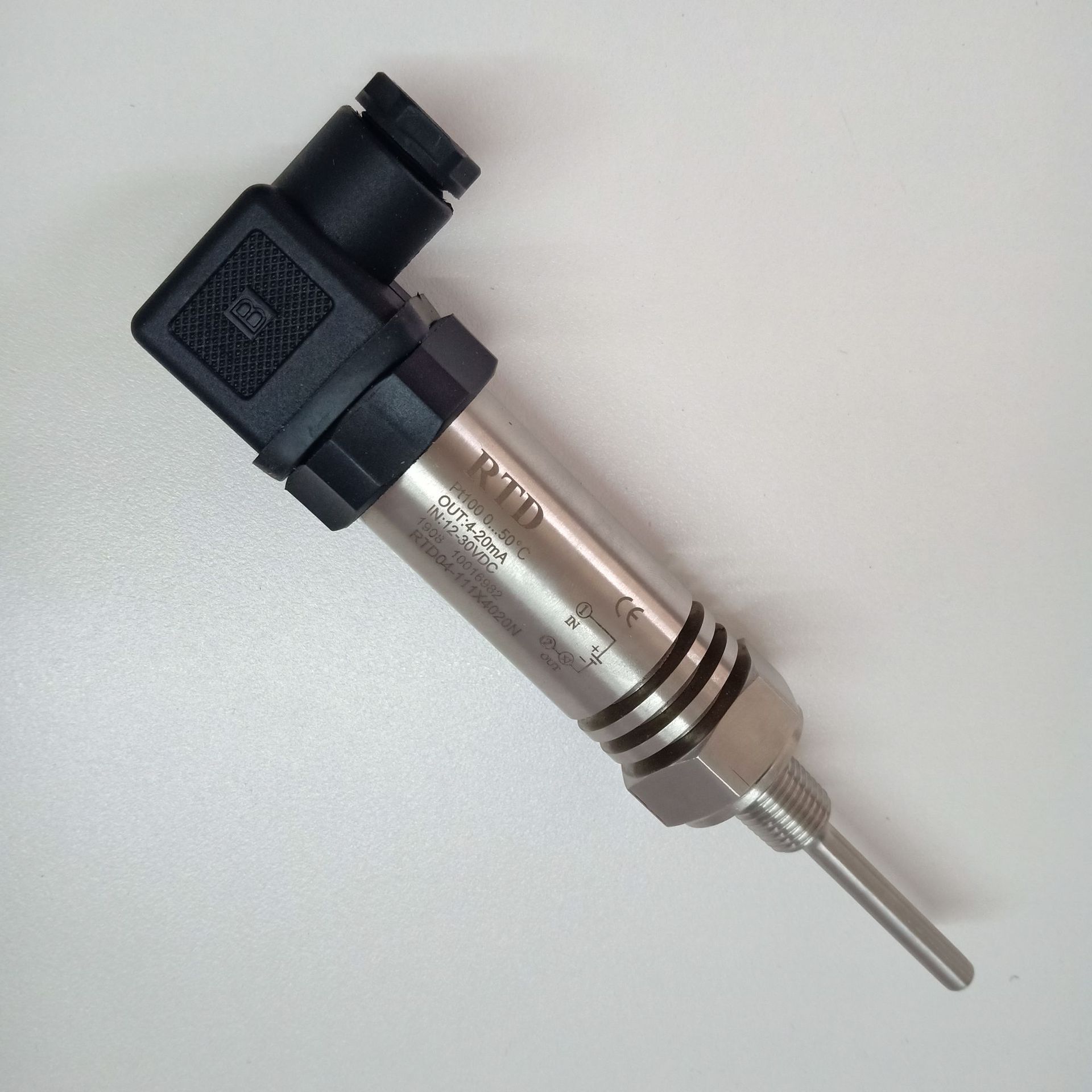 zysensor供应水管温度传感器rtd04111x4020n050度输出420ma