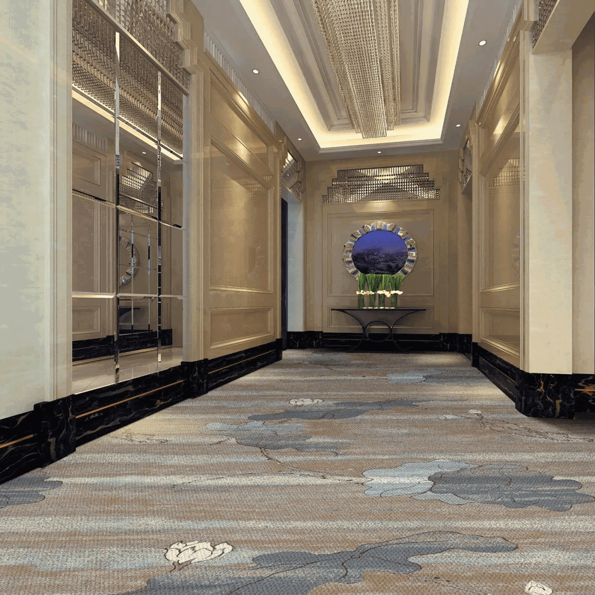 全现货地毯酒店客房儿童房会议室大厅地毯阻燃吸音拼花地毯