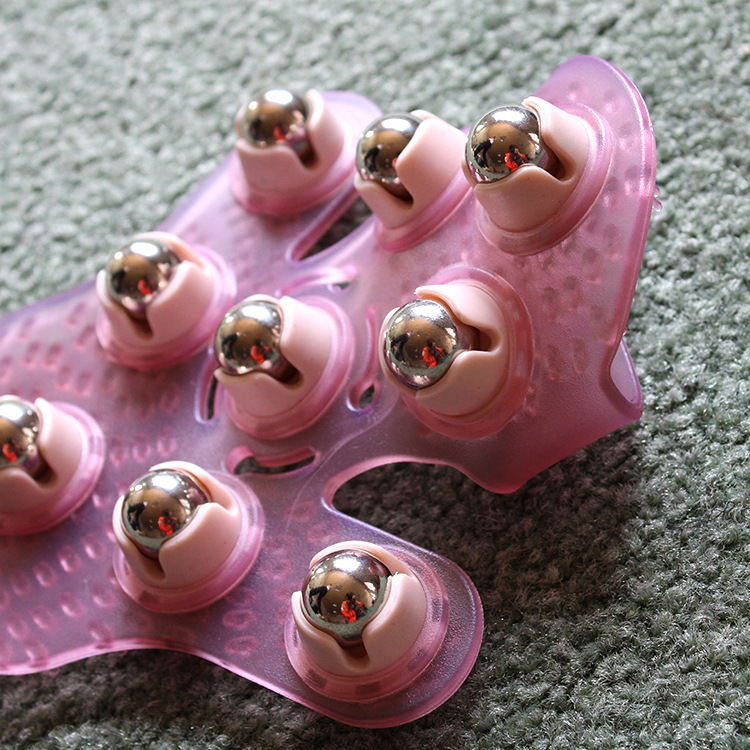 九龙珠按摩器九钢珠九灵珠手动按摩按摩轮九珠按摩器手套厂家直销