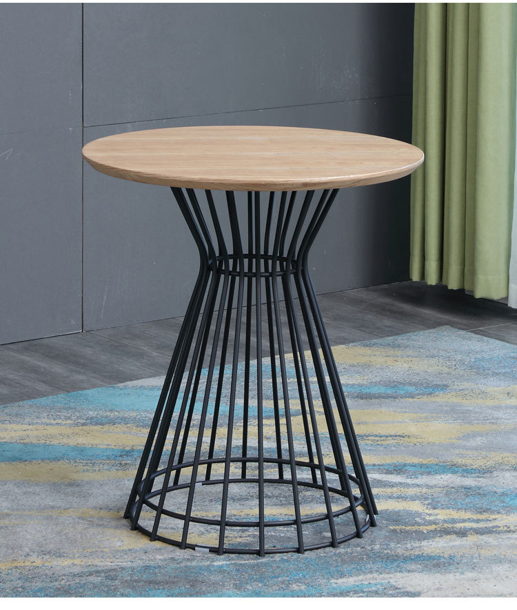 休闲西餐厅咖啡厅桌子甜品店奶茶店食堂快餐桌椅组合简约洽谈桌