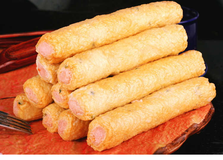 5kg约50条 烧烤关东煮炒菜打火锅食材冷冻鱼糜制品