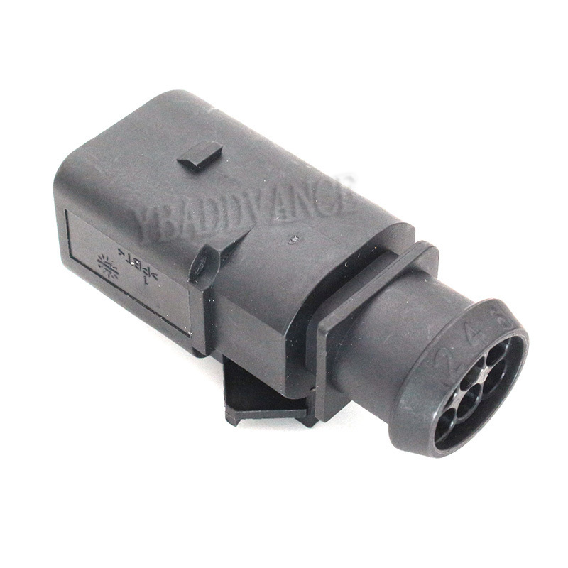 1j0 973 813 公6孔黑色防水插头适用于大众汽车连接器