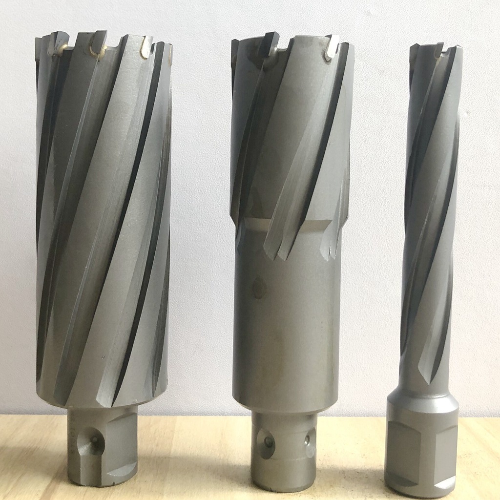 加长型安卡空心钻头取芯钻头开孔器钢板磁力钻钻头14-60*75mm切深