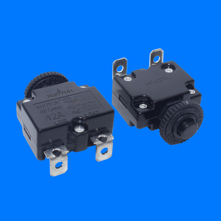 现货12a弯脚端子 电流过载保护器 电源过流断路器 汽车 发动机